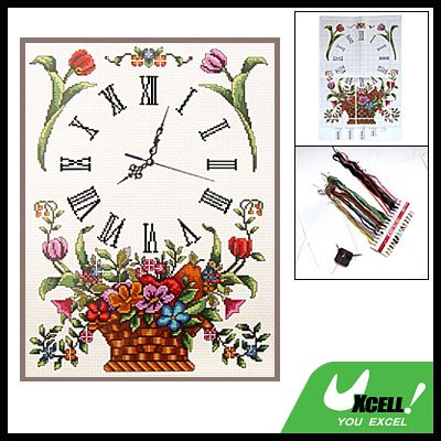 Corbeil Cross Stitch Clock Face Counted Cross-Stitch Kit