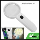 4X Hand Held Lighted Reading Map Magnifying Glass Magnifier