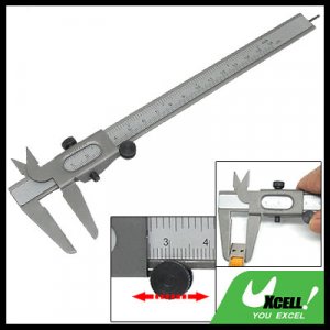 5 Inch Dual Scale Metal Vernier Caliper Measuring Tool