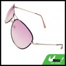Purple Aviator Unisex Women's Metal Frame Sunglasses