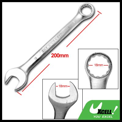 12 Point 18MM Metric Open Box End Combination Wrench Tool