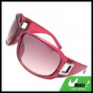 Lohan Transparent Dark Purple Oversize Men Motorcycle Sunglasses