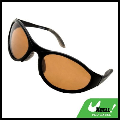 Brown Lens Polarized Sports Motorcycle Sunglasses