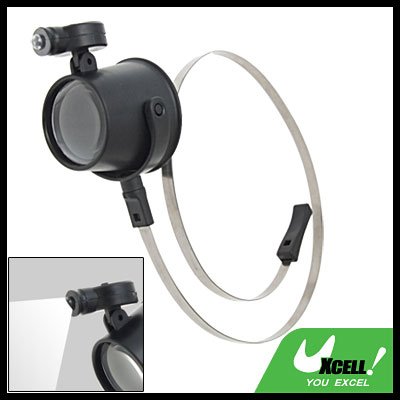 15X Watchmarker Magnifier LED Eye Loupe w/ Head Strap