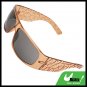 Brown Frame Wide Lens Eyewear Sports Men's Sunglasses