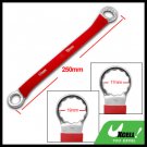 Box End 17mm 19mm Double Side Red Soft Grip Offset 12 Point Wrench Tool
