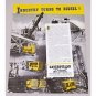 1940 Caterpillar Diesel Construction Equipment Color Print Ad