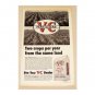 1956 VC Fertilizers Print Ad - Two Crops Per Year Same Land