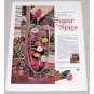 1960 Northup King Seeds Sugar Spice Zinnias Color Print Ad