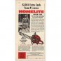 1955 Homelite Model 17 Chain Saw Color Print Ad