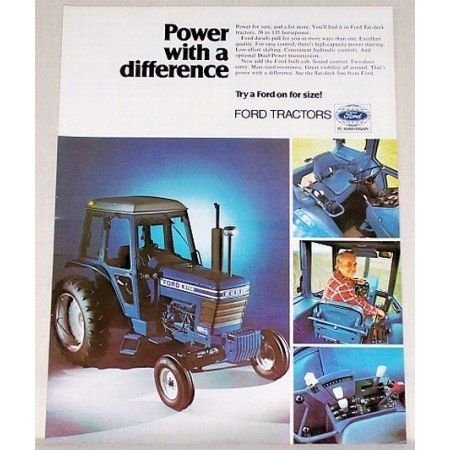 1978 Ford 6700 Farm Tractor Color Print Ad
