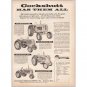 1953 Cockshutt Tractors Farm Equipment 4 Models Print Ad