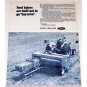 1971 Ford 532 Farm Tractor with 542 Hay Baler Print Ad