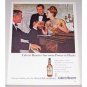 1960 Calvert Reserve Whiskey Piano Color Print Ad
