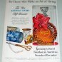 1953 Kentucky Tavern Whiskey Gift Decanter Color Print Ad