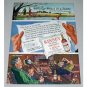 1946 Kinsey Whiskey Color Art Print Ad - Message In A Bottle