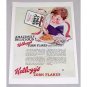 1923 Kellogg's Corn Flakes Marsh Art Color Print Ad