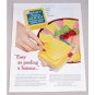 1952 Kraft DeLuxe Cheese Slices Color Print Ad - Easy As Peeling A Banana