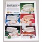 1960 Borden's Cream Cheese Butter Dish Bars Color Print Ad