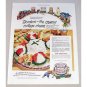 1952 Borden's Cottage Cheese Sunshine Salad Recipe Color Print Ad