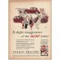 1940 Texaco Sky Chief Gasoline Williams Art Vintage Color Print Ad
