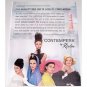 1962 Revlon Contempera Finish Make-Up Color Print Ad