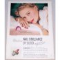 1949 Nail Brilliance by Cutex Pink Spangle Color Print Ad