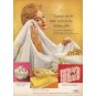 1958 Cannon Towels Color Print Ad - Lovely Lasting Gifts