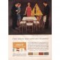 1960 Cosco Bridge Set Table Chairs Color Print Ad