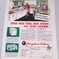 1952 Youngstown Kitchens Vintage Color Print Ad