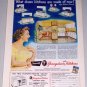 1954 Youngstown Steel Kitchens Color Print Ad Celebrity Arlene Francis