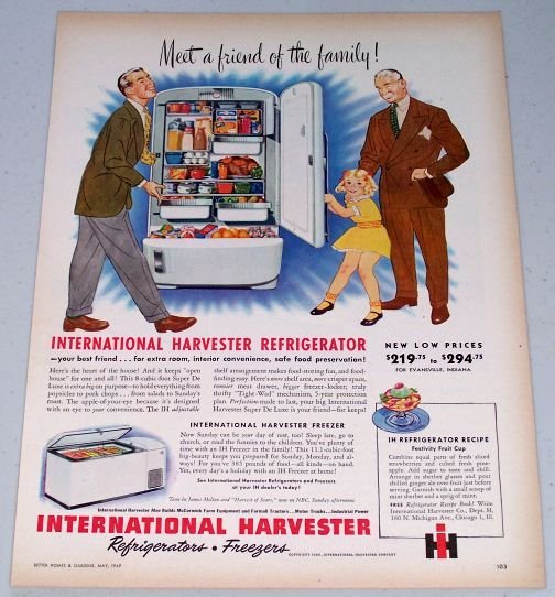 1949 international harvester refrigerator