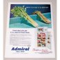 1953 Admiral Dual-Temp No Defrost Refrigerator Color Print Ad