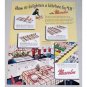 1948 Marvalon Plastic Coverings Color Print Ad