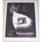 1953 Domestic Sewing Machine Vintage Print Ad - Simply Wonderful