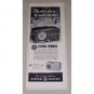 1949 General Electric Model 64 Clock Radio Vintage Print Ad