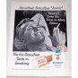 1956 Viceroy Cigarettes Vintage Tobacco Print Ad - Smoother Viceroy