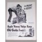 1944 Old Gold Cigarettes Welder Art Vintage Tobacco Print Ad