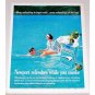1962 Newport Cigarettes Vintage Tobacco Print Ad - Boat On Lake