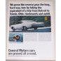 1965 General Motors Chevy Impala SS Automobile Color Print Car Ad