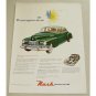 1948 Nash 4 Dr Sedan Automobile Color Print Car Ad