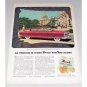 1952 Nash Ambassador Custom 2 Door Automobile Color Print Car Ad