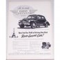 1949 Green Renault Of France Automobile Vintage Print Car Ad