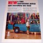 1966 IH INTERNATIONAL Pickup Truck 2 Page Color Print Ad