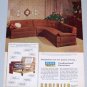 1956 KROEHLER Brunswick Twin Sectional Soda Color Print Ad