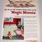 1957 KELVINATOR Magic Minute Washer Color Print Ad