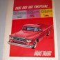 1959 Color Print Ad Dodge Sweptline Red Pickup Truck