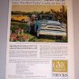 1959 Color Print Ad GMC 300 Farm Pickup Truck Harvesting Art