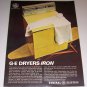 1966 Color Print Ad General Electric Clothes Dryer