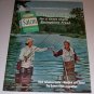 1965 Color Print Ad Salem Cigarettes Fly Fishing